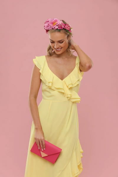 Dori Flower Crown Hot pink