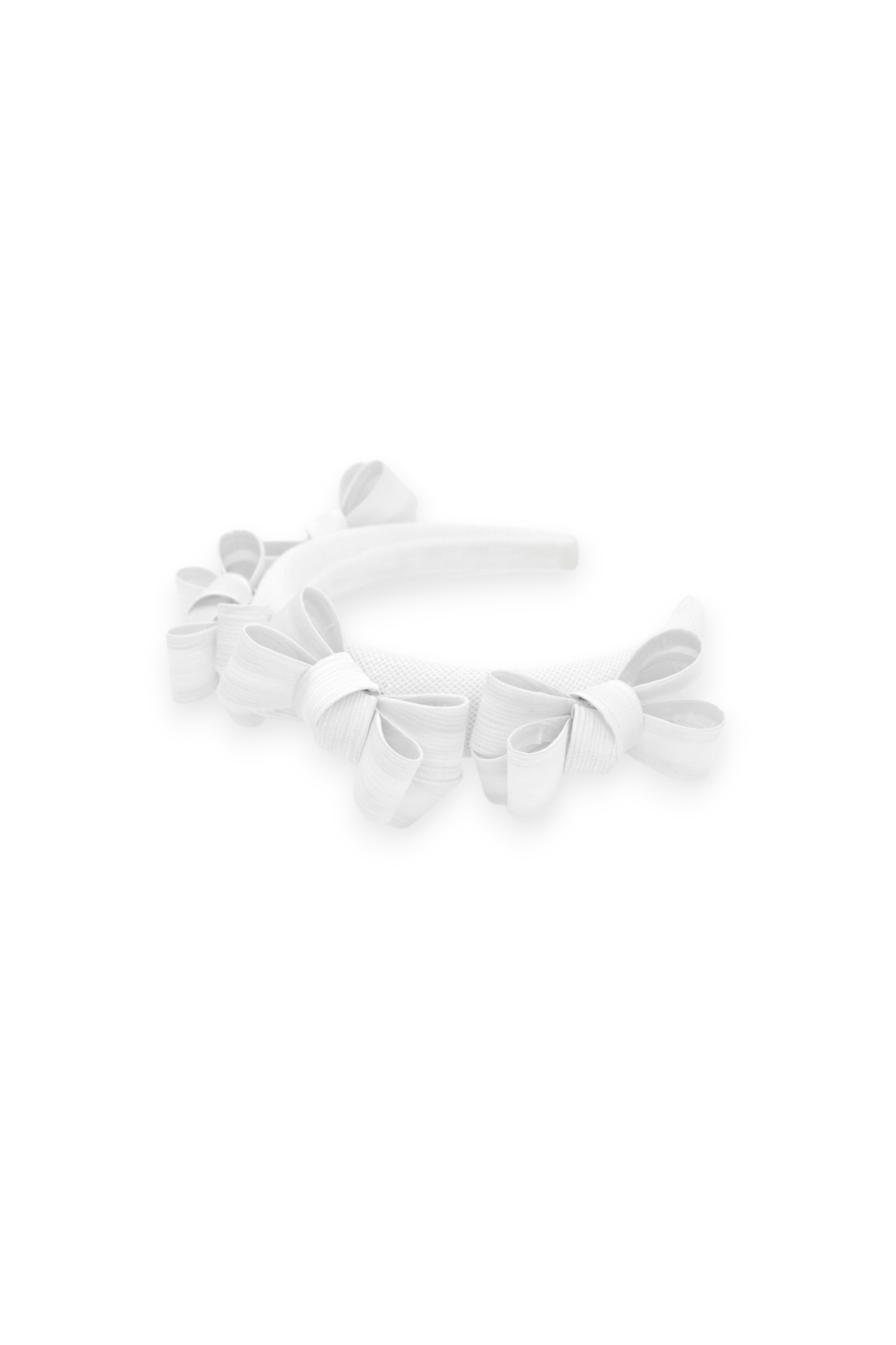 Poppy Fascinator White
