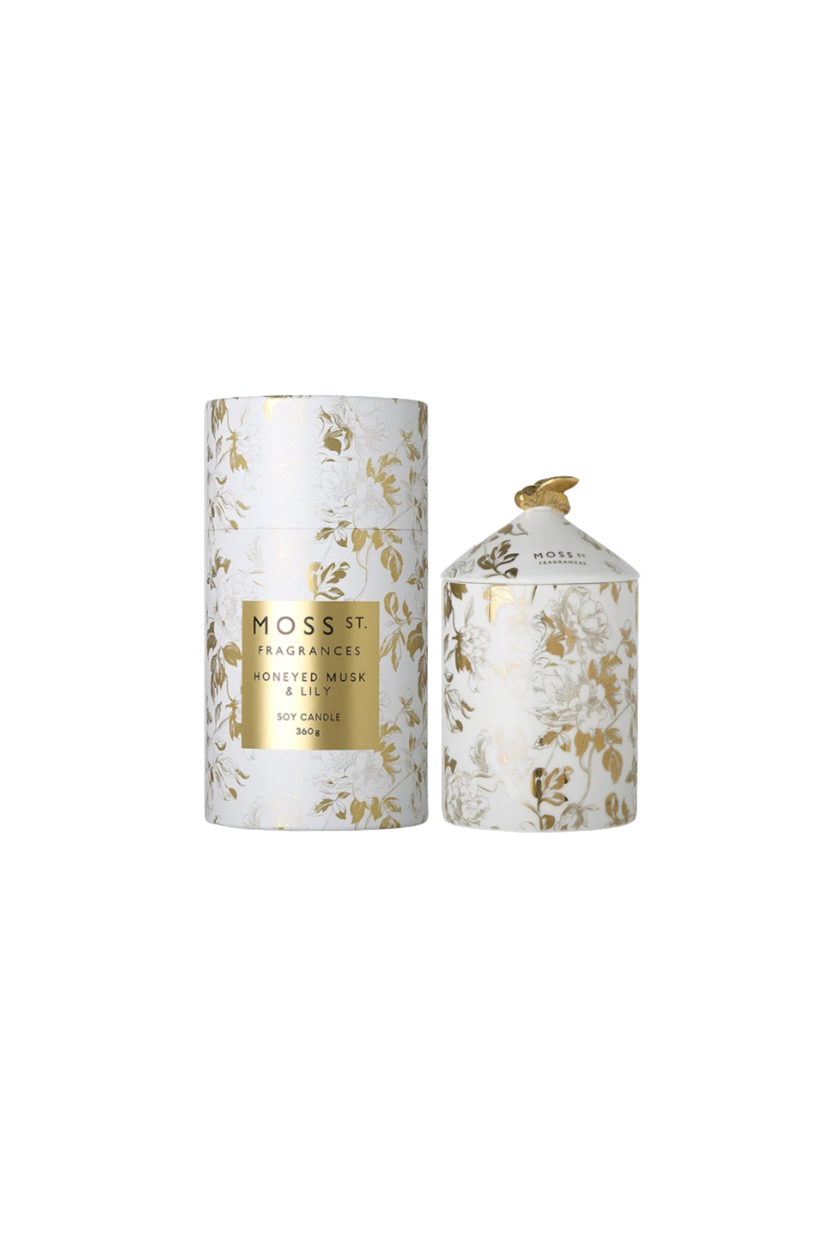 Honeyed Musk & Lily Candle 360gm