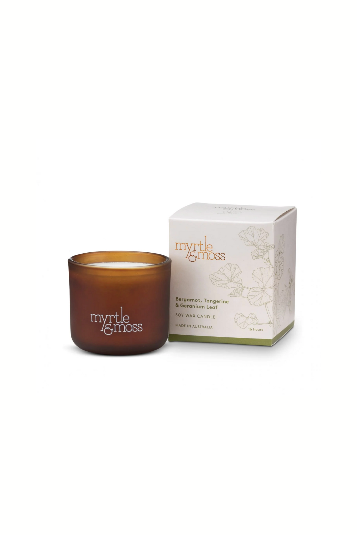 Bergamot & Geranium Leaf Soy Wax Candle
