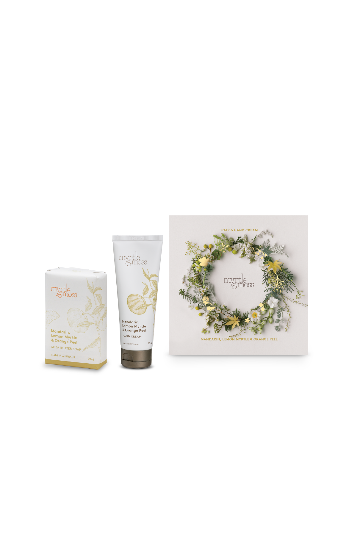 Citrus Duet Hand Cream & Soap Yellow Wreath