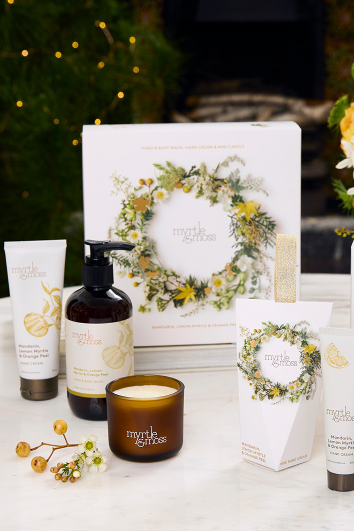 Citrus Trio Body Wash, Hand Cream & Mini Candle