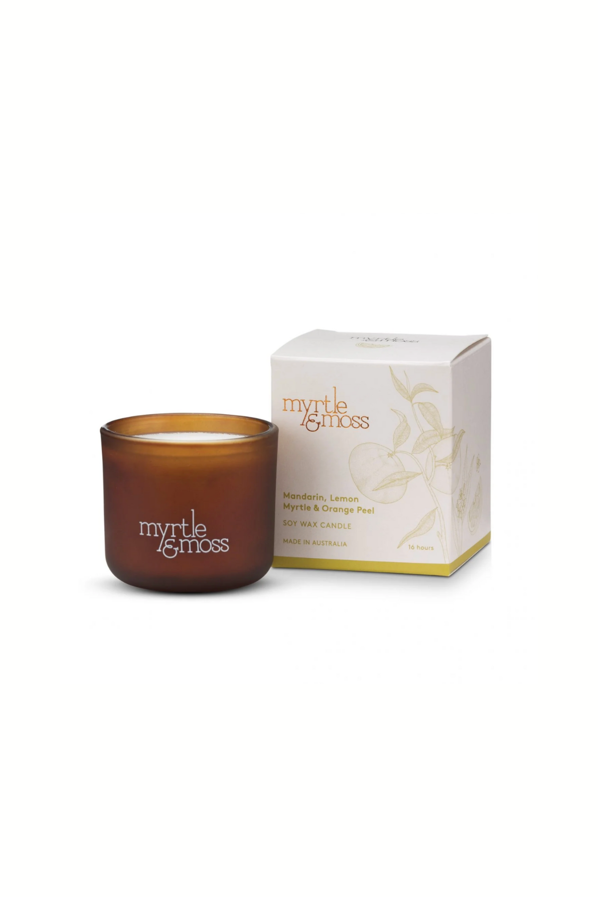 Mandarin Lemon Myrtle Soy Wax Candle