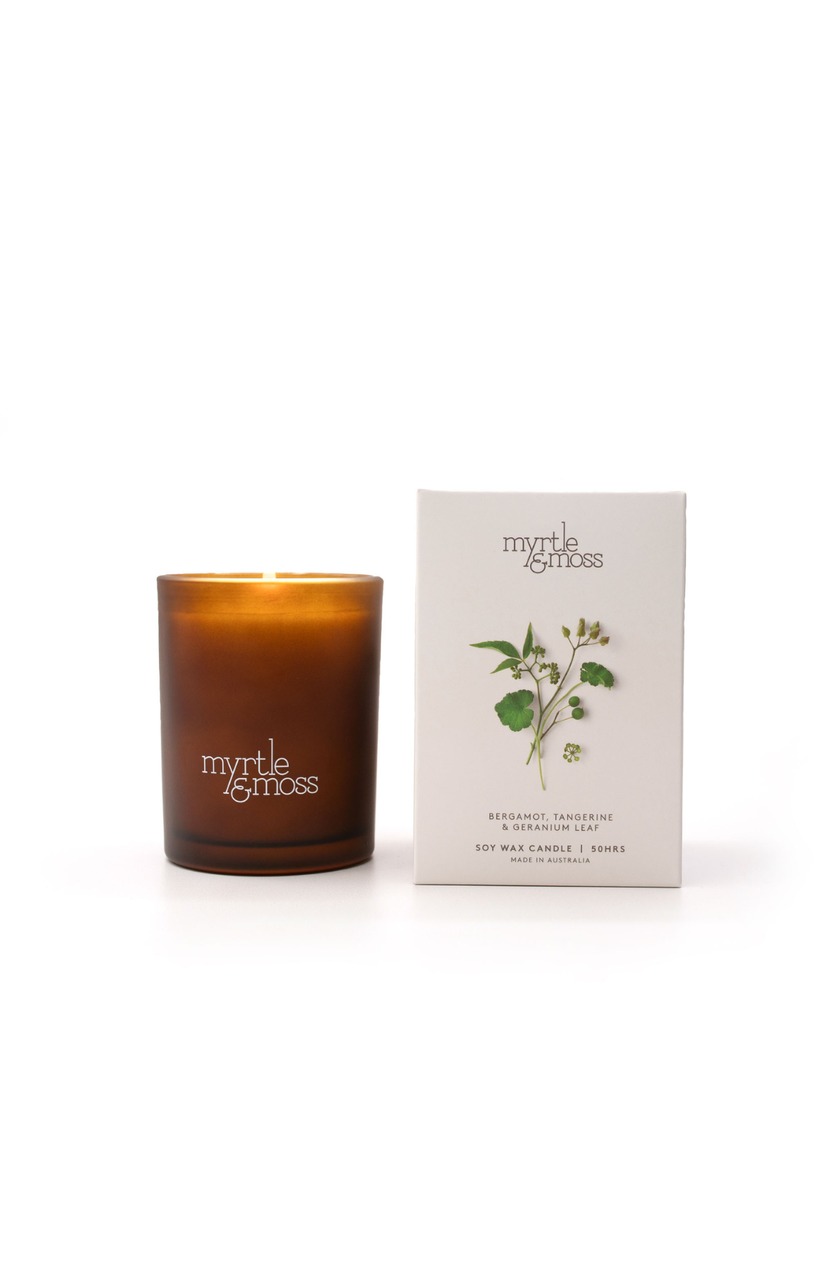 Bergamot & Geranium Leaf Soy Wax Candle