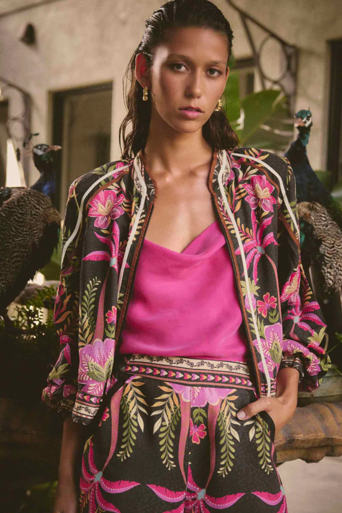 Arabella Reversible Viscose Jacket