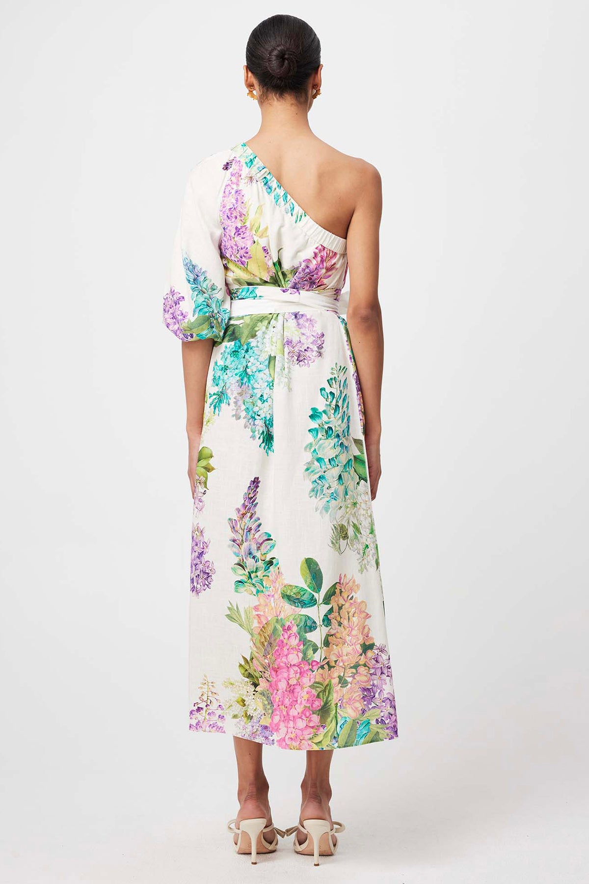 Bahia One Shoulder Dress Wisteria