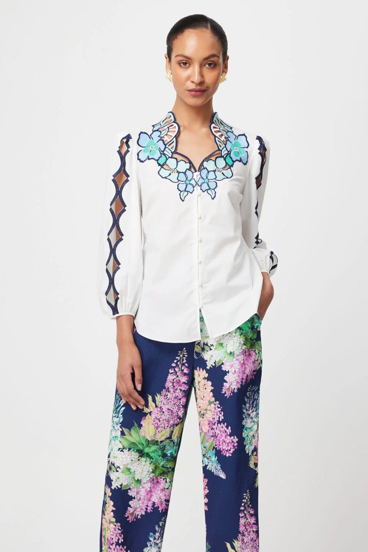 Christina Embroidered Blouse