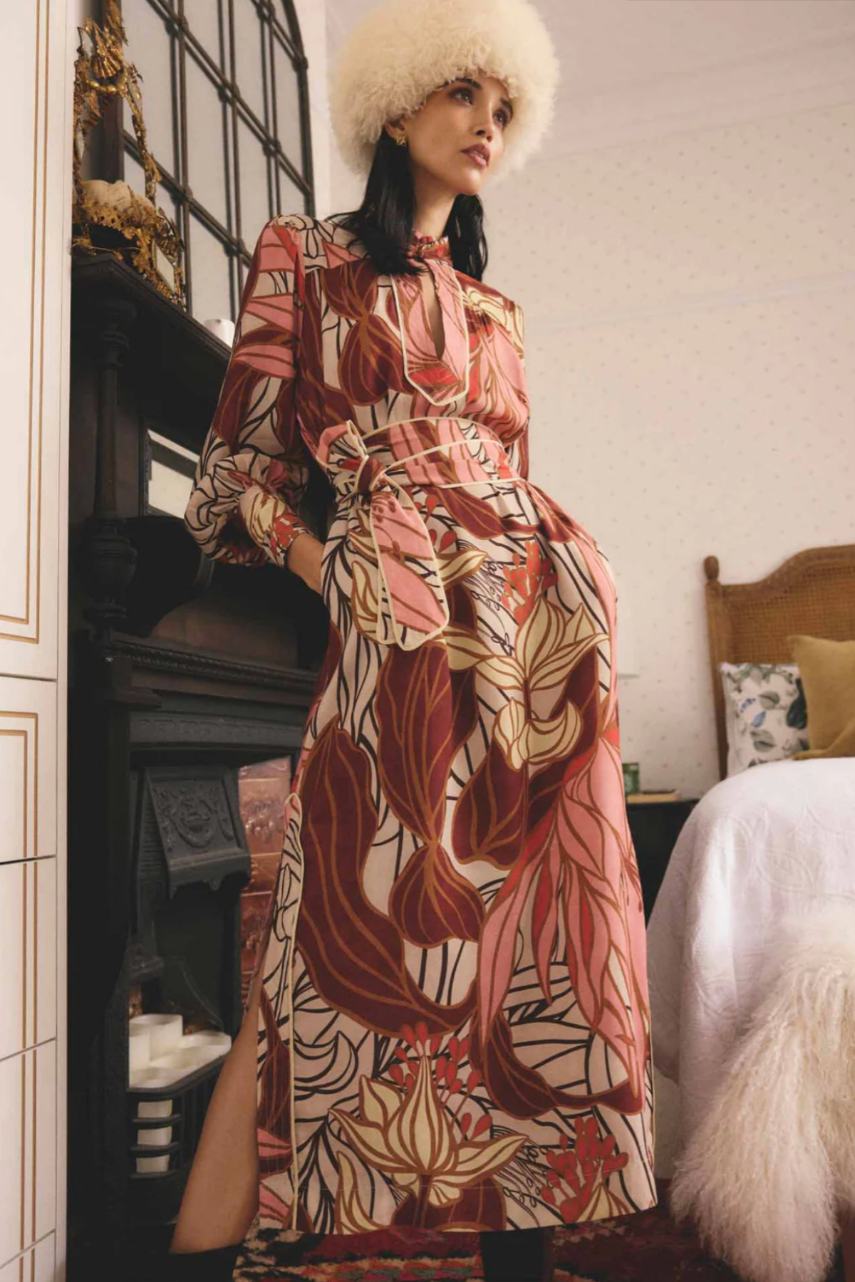 Edith Midi Dress Cathedral Botanic