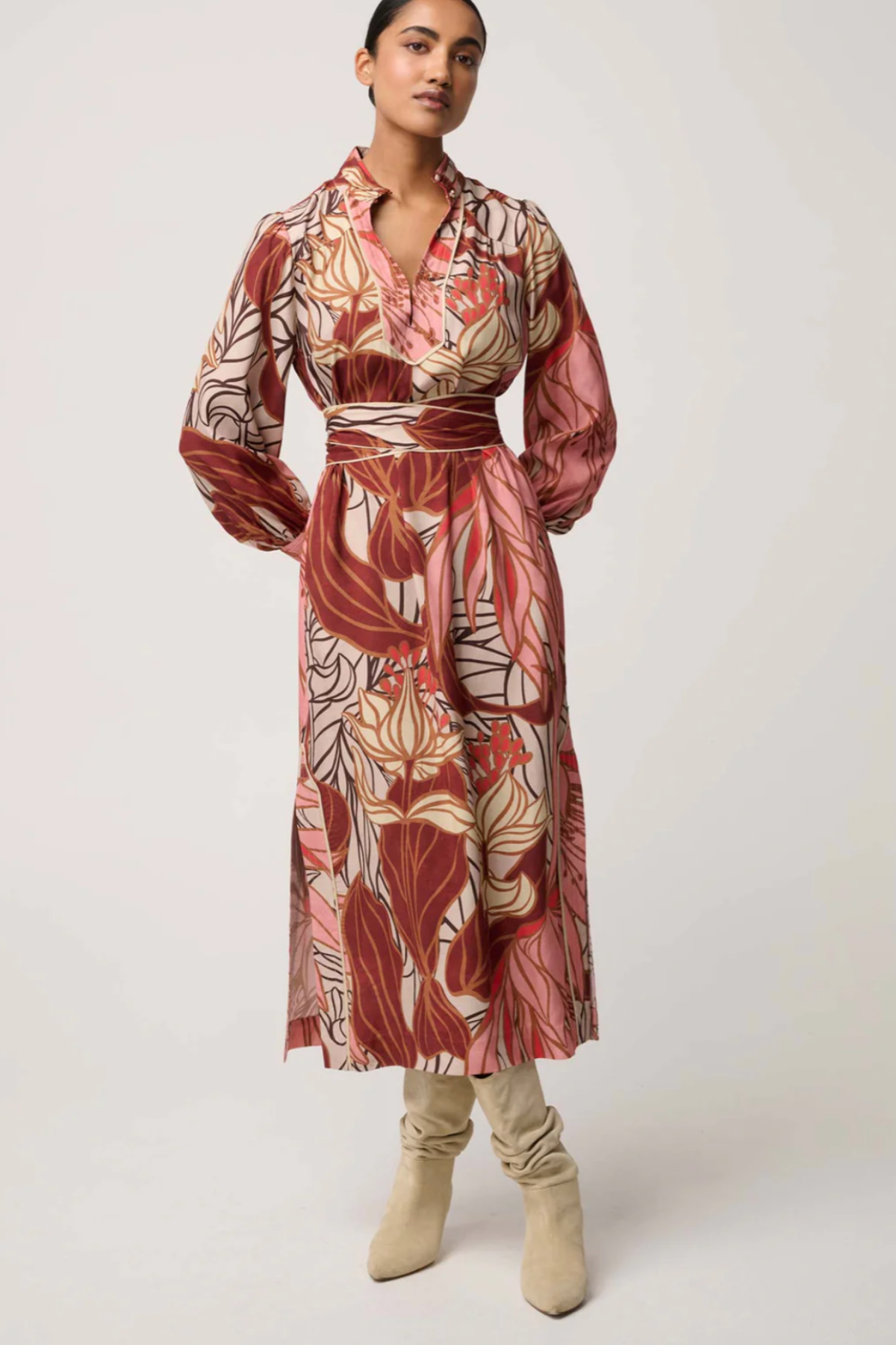 Edith Midi Dress Cathedral Botanic