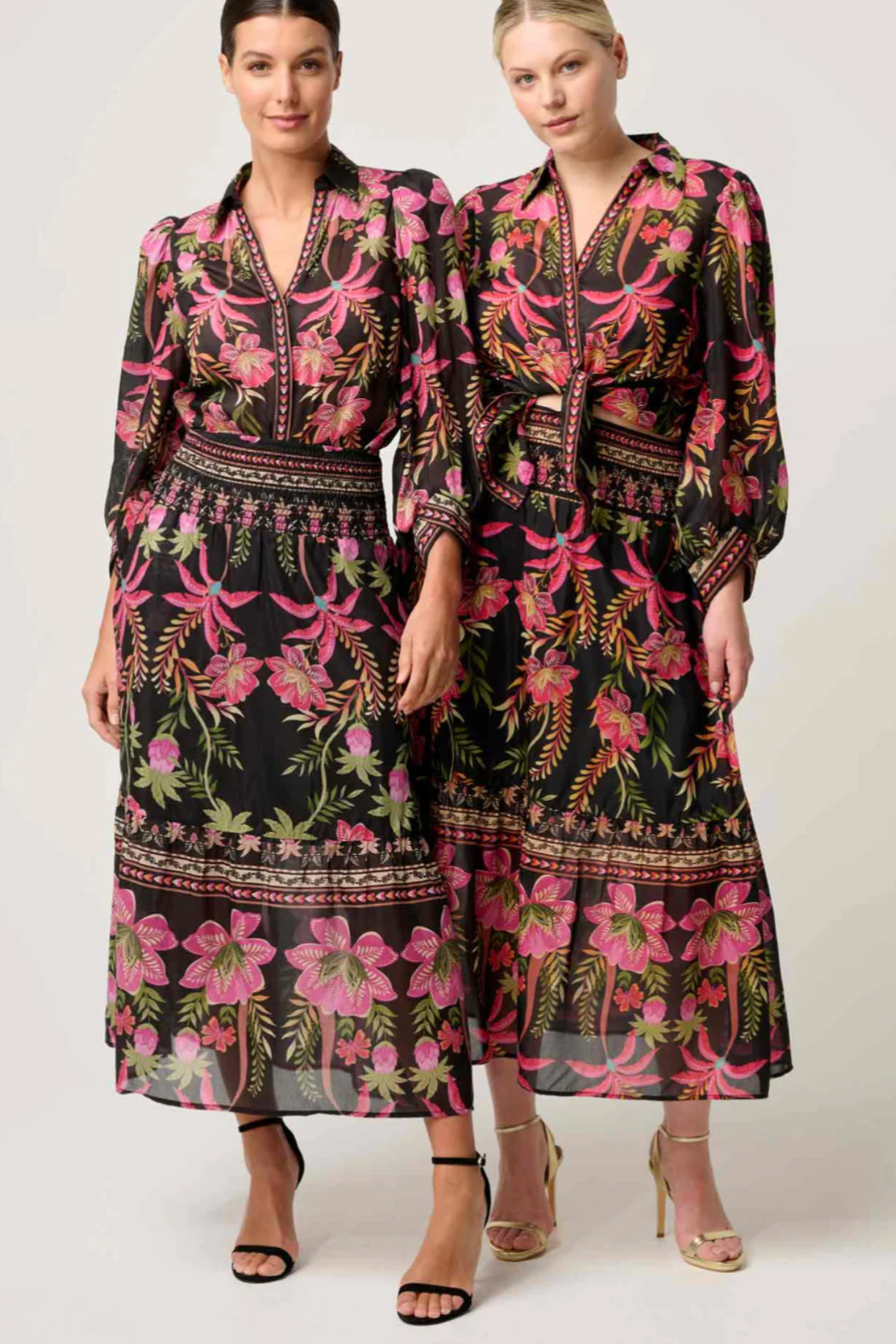 Elysian Silk Cotton Blouse Anthos Lotos