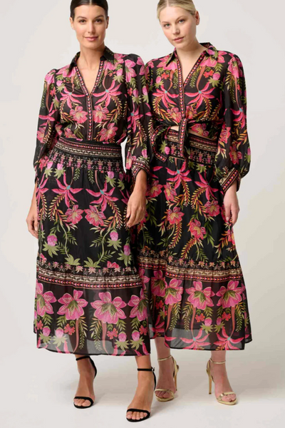 Elysian Silk Cotton Blouse Anthos Lotos