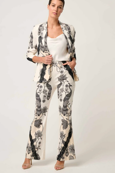 Leandro Contrast Lace Blazer Imperial Stone