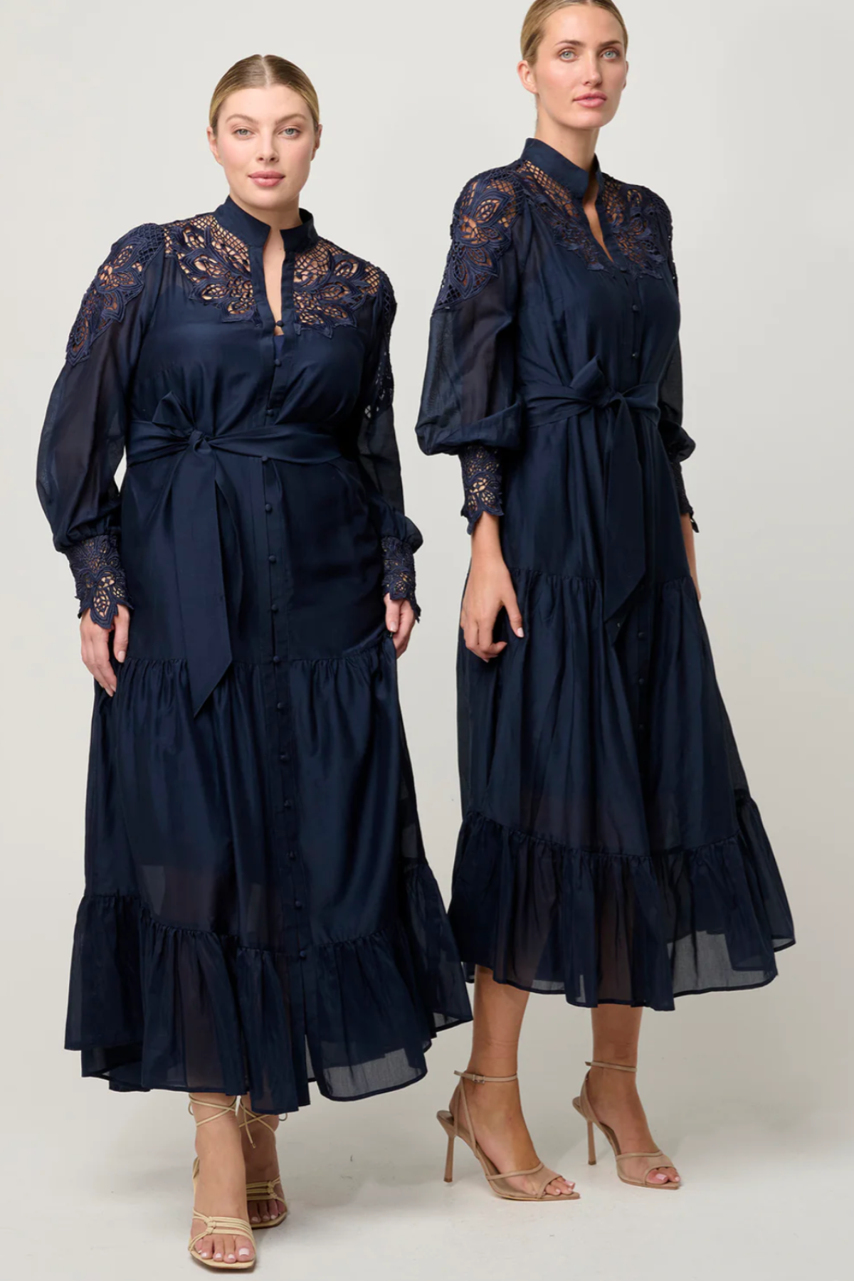 Mirador Lace Detail Dress Night Sky