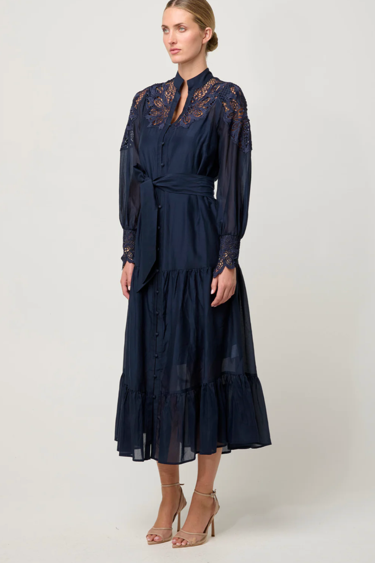 Mirador Lace Detail Dress Night Sky