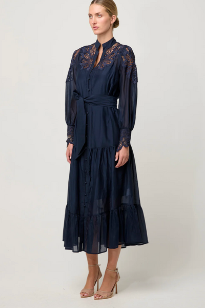 Mirador Lace Detail Dress Night Sky