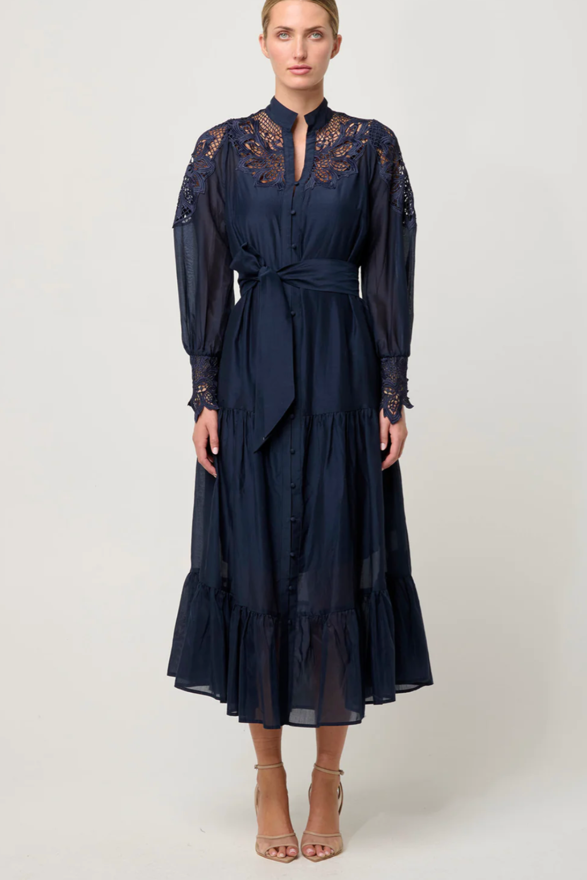 Mirador Lace Detail Dress Night Sky