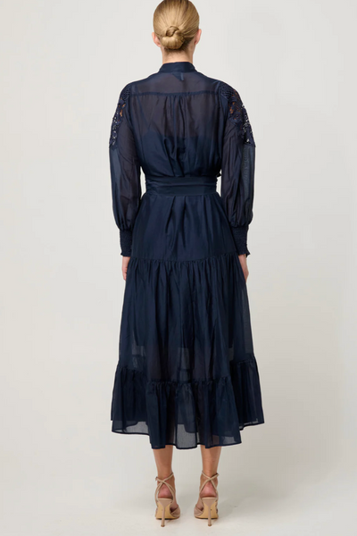 Mirador Lace Detail Dress Night Sky