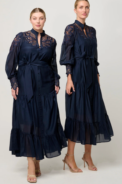 Mirador Lace Detail Dress Night Sky