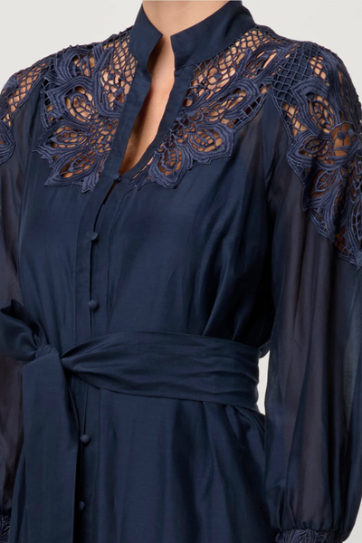Mirador Lace Detail Dress Night Sky