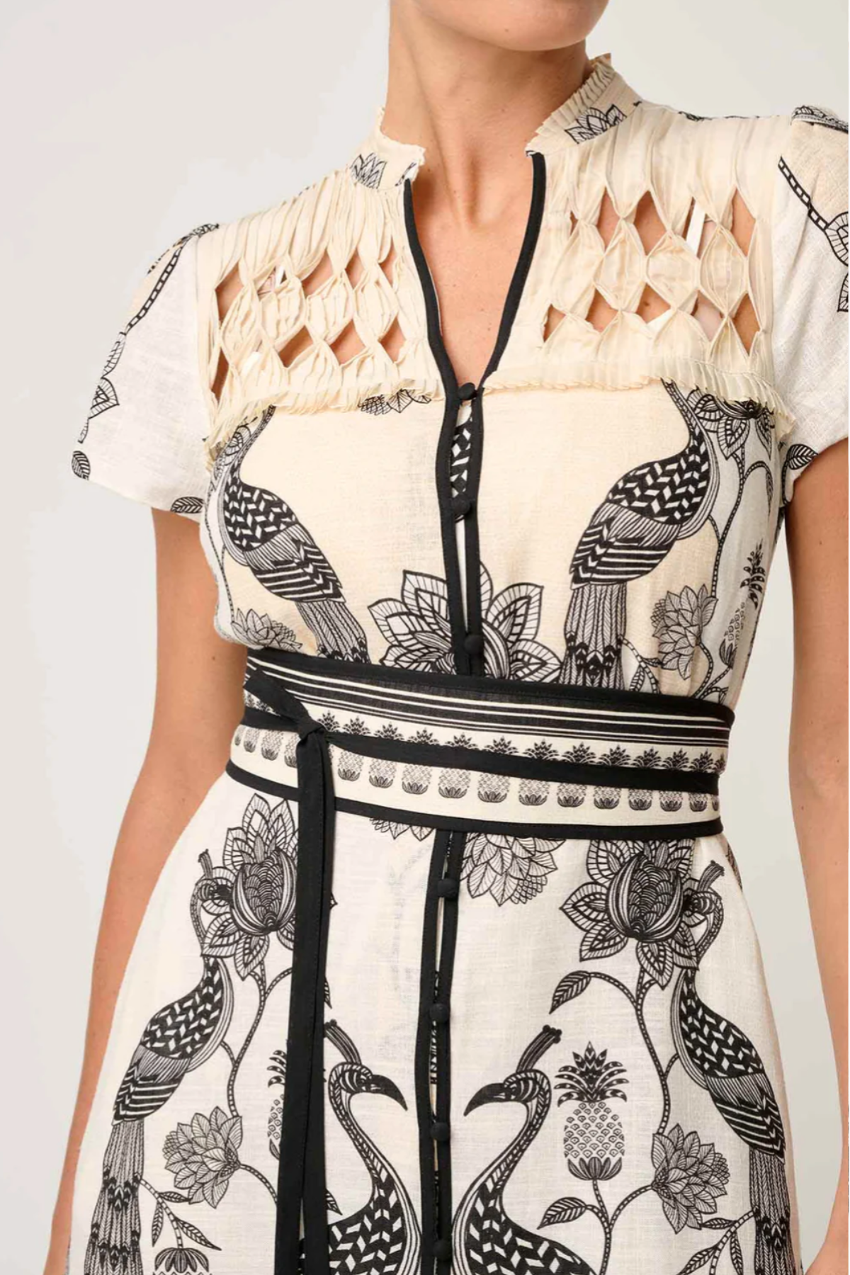 Xanthia Print Dress Imperial Stone