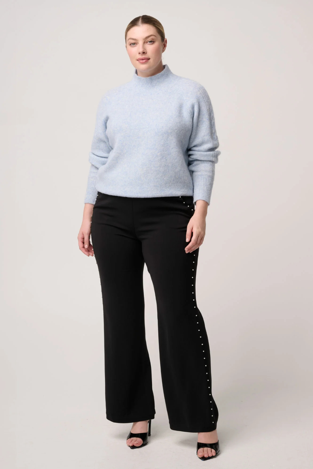 Savanna Alpaca Sweater Blue Frost