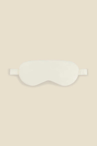 Opulent Ivory Pure Silk Eyemask