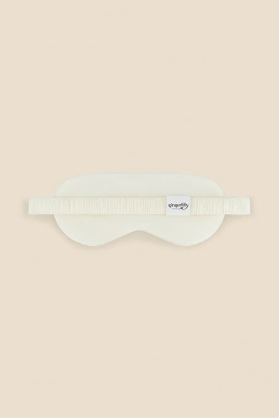 Opulent Ivory Pure Silk Eyemask