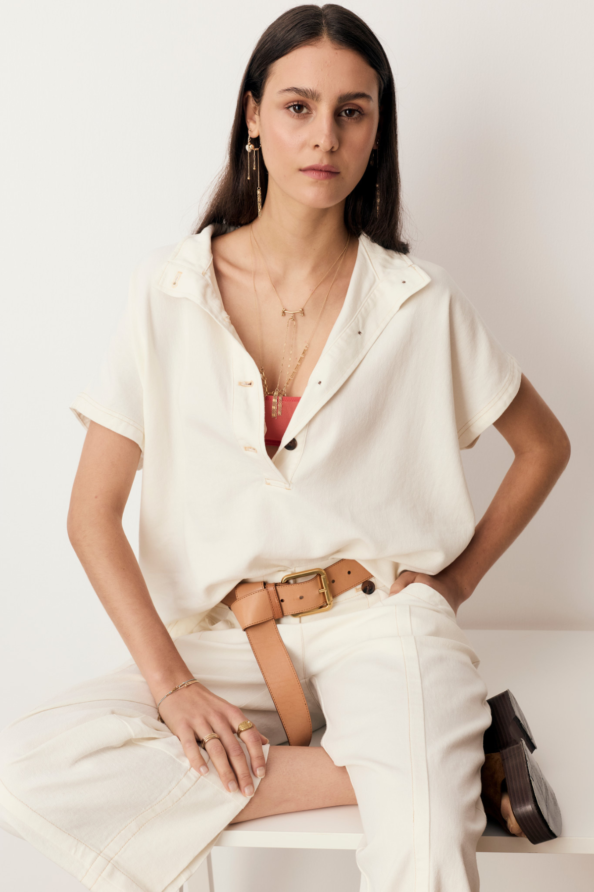 Anise Blouse Chalk