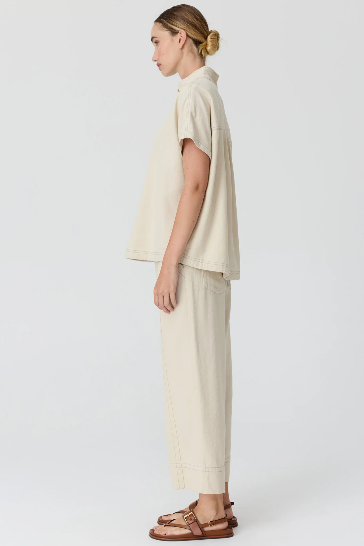 Anise Blouse Pebble