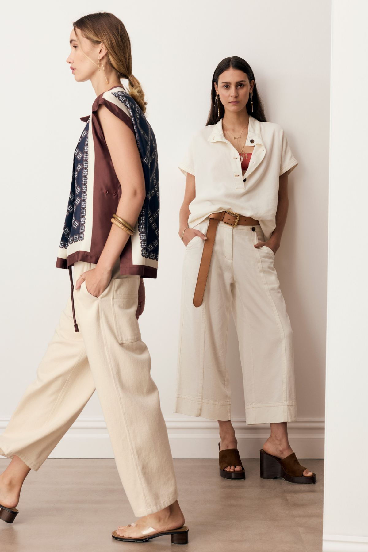Anise Crop Pant Chalk
