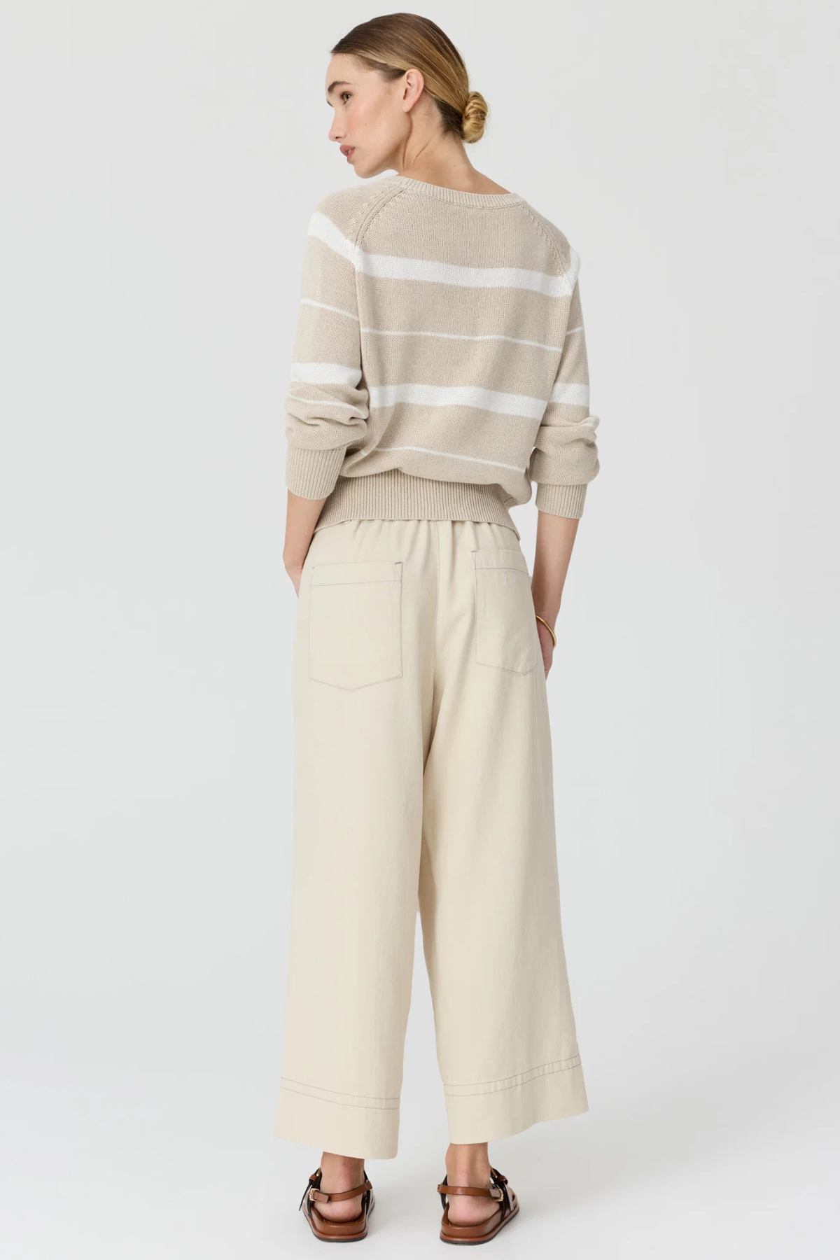 Anise Crop Pant Pebble