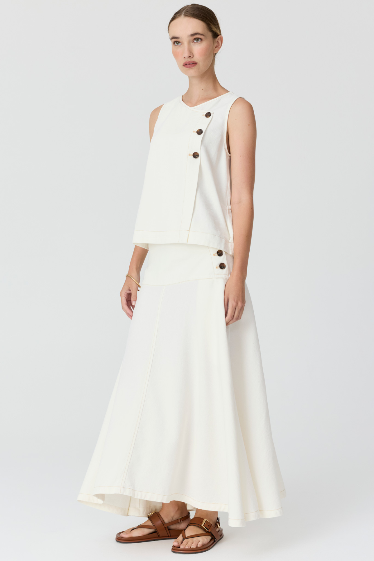 Anise Skirt Chalk