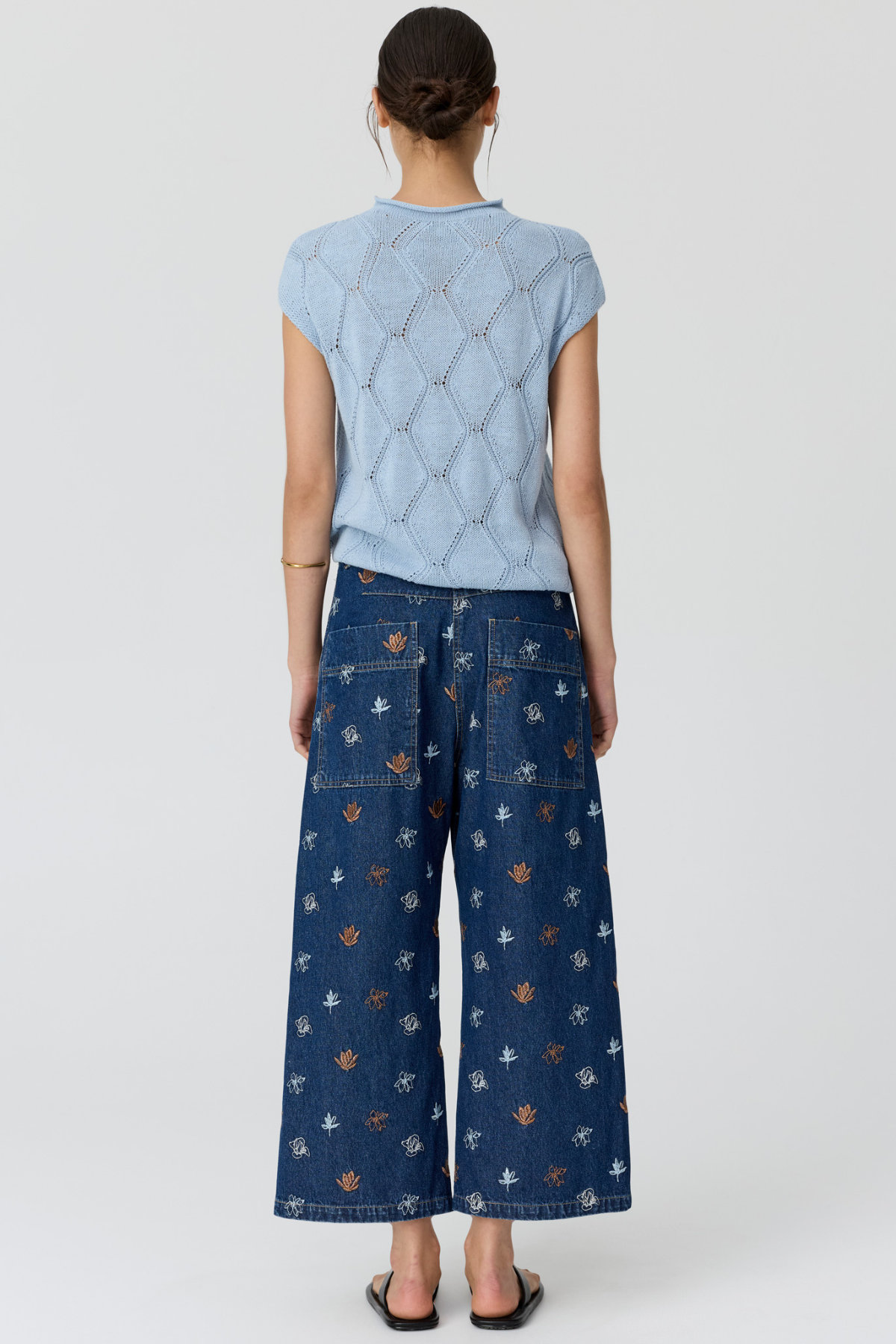 Rosin Cable Knit Blue
