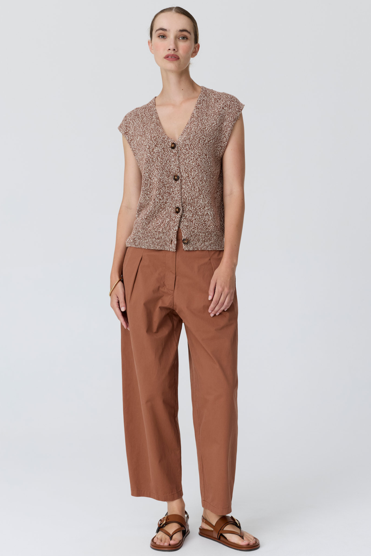 Rye Knit Vest Toffee