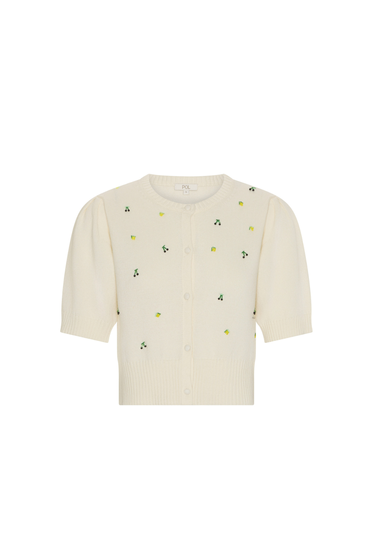 Viloa Cardigan Beaded Chalk