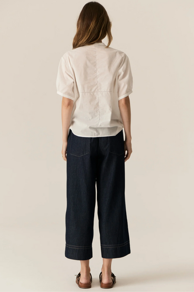 Carsen Crop Pant Dark Wash