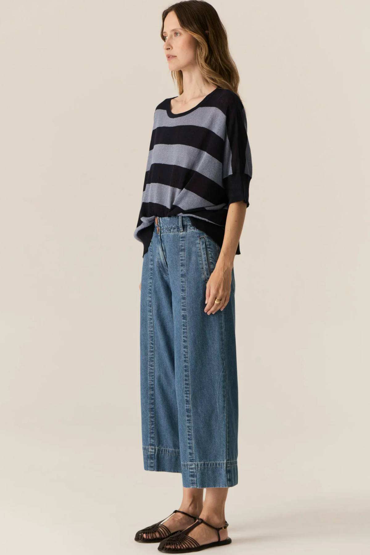 Carsen Crop Pant Light Wash