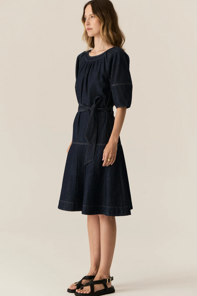 Carsen Dress Dark Wash