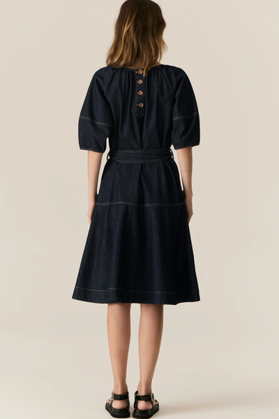 Carsen Dress Dark Wash