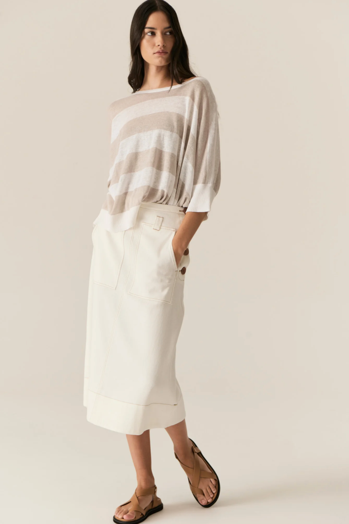 Carsen Skirt Ecru