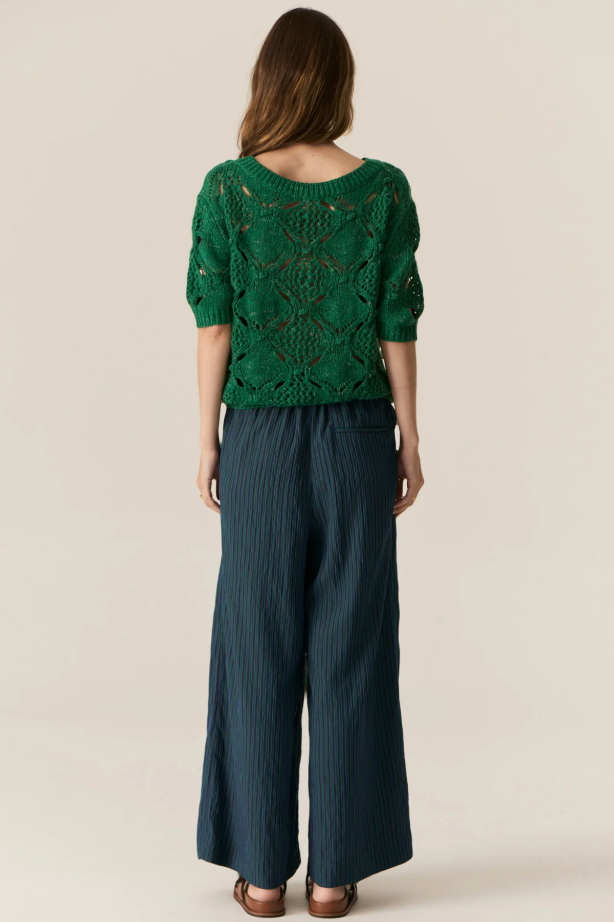 Caruso Bobble Knit Green