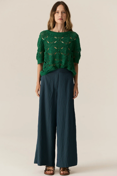 Caruso Bobble Knit Green