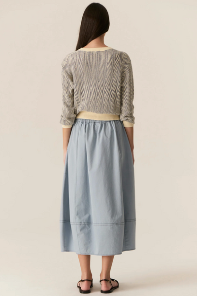 Jules Cardigan Blue Ivory