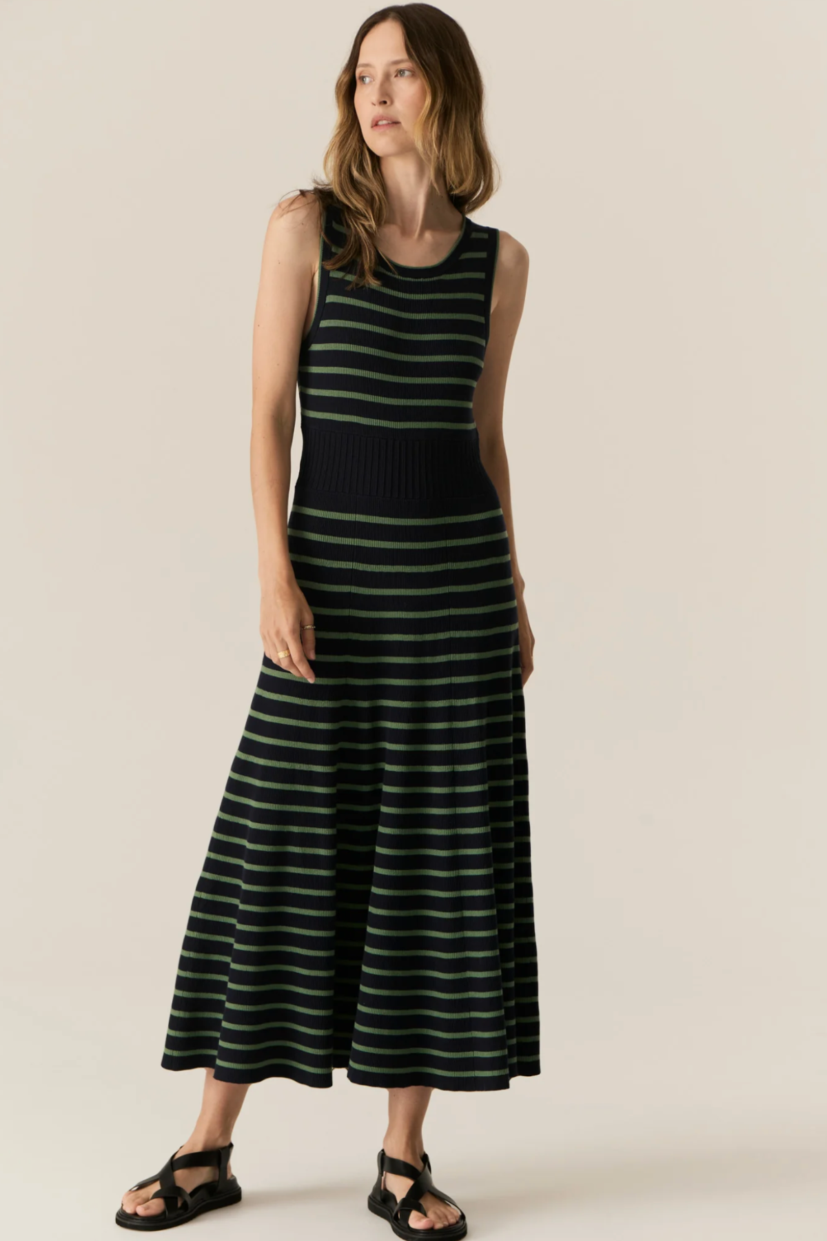 Luca Dress Ink Green