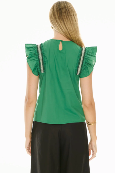 Nova Frill Top Green