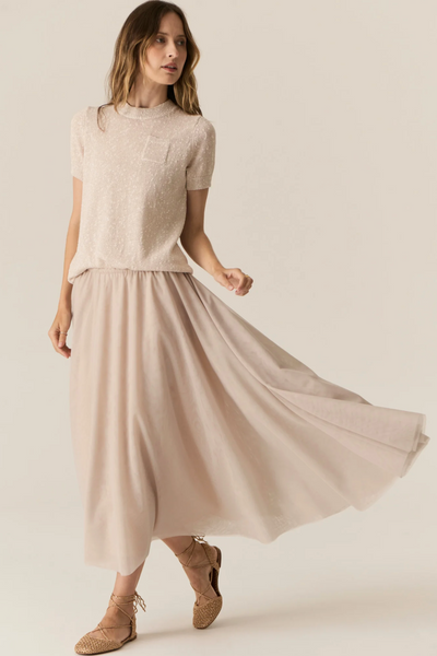 Pax Lurex Tee Pink