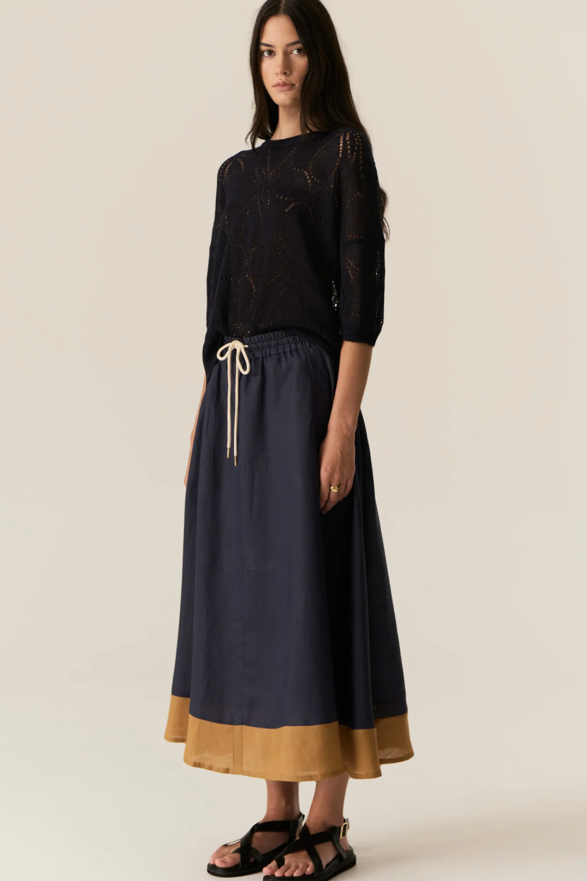 Speck Skirt Ink Ginger