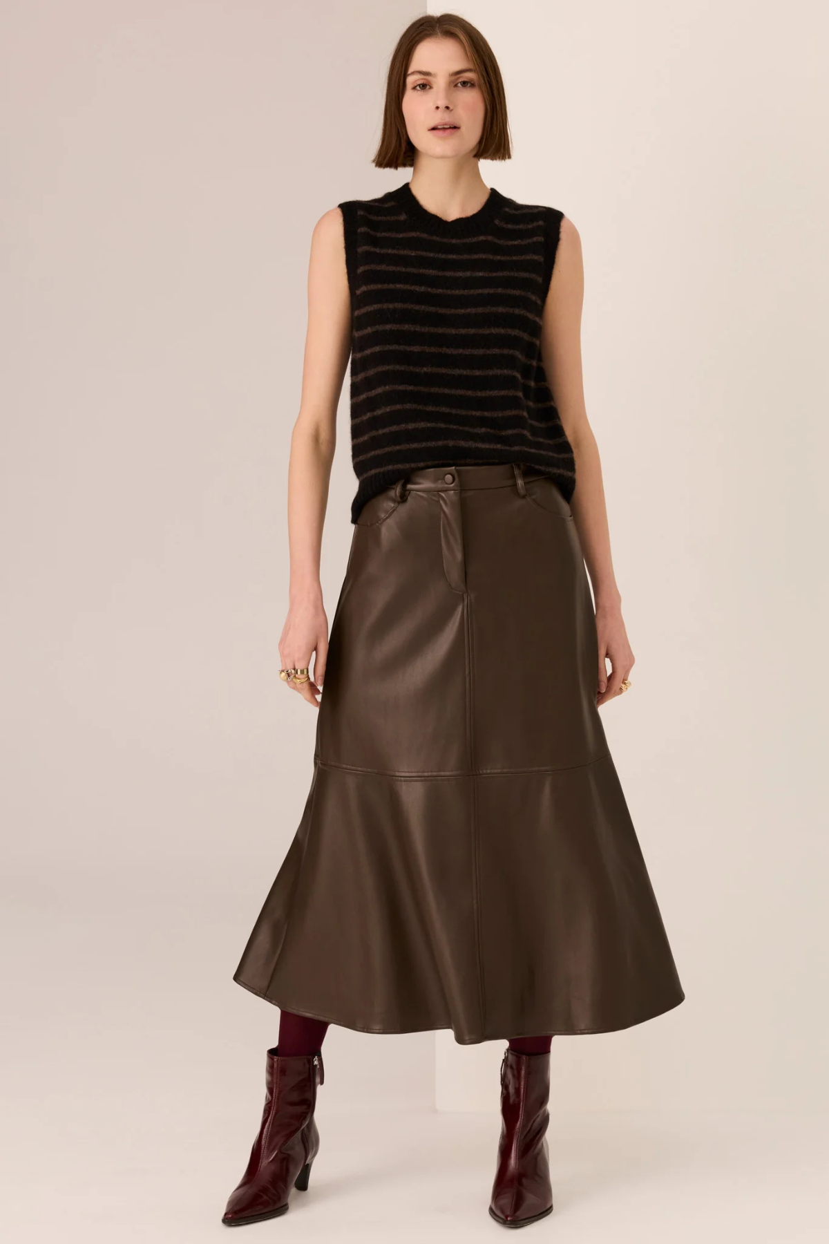 Hugo Skirt Chocolate