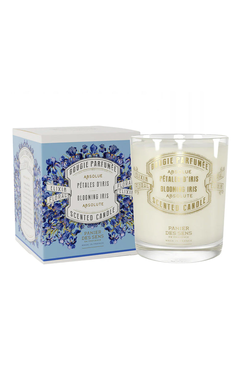Blooming Iris Candle
