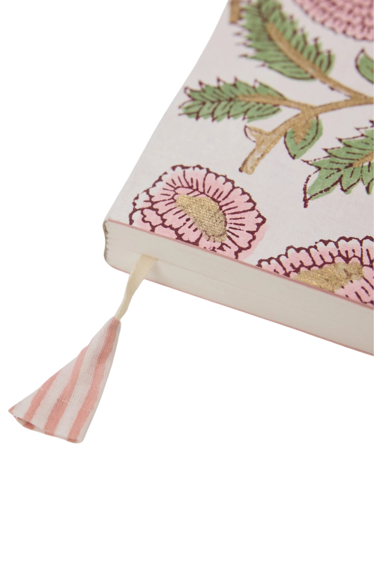 Block Printed Ruled Notebook A5 Marigold